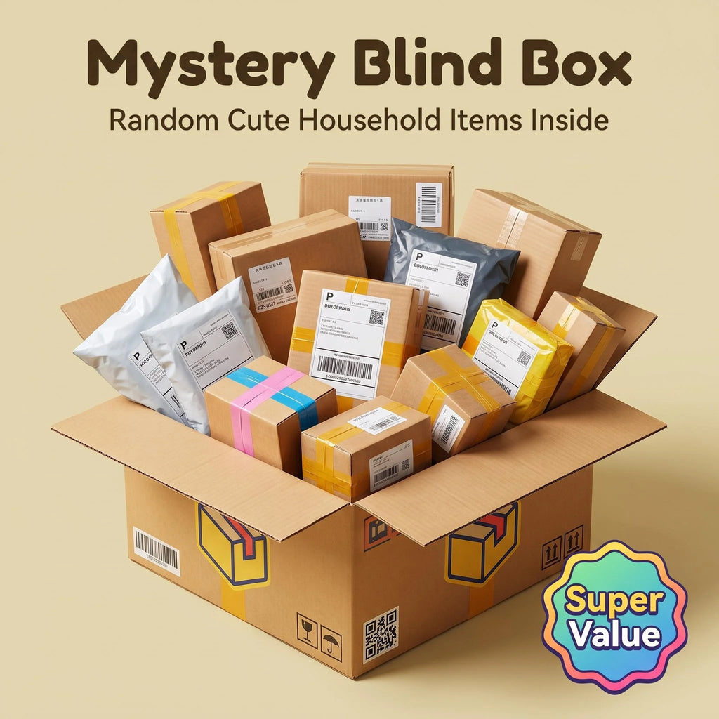 Mystery Home Essentials Box, Surprise Household Items Gift Set, Random Daily Use Products, Kitchen Accessories, Cleaning Supplie