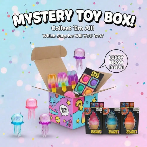 100+Pcs Sensory Squishy Blind Box Series, Random Cute Slow Rise Toy, Collectible Stress Ball Fidget Surprise Gift