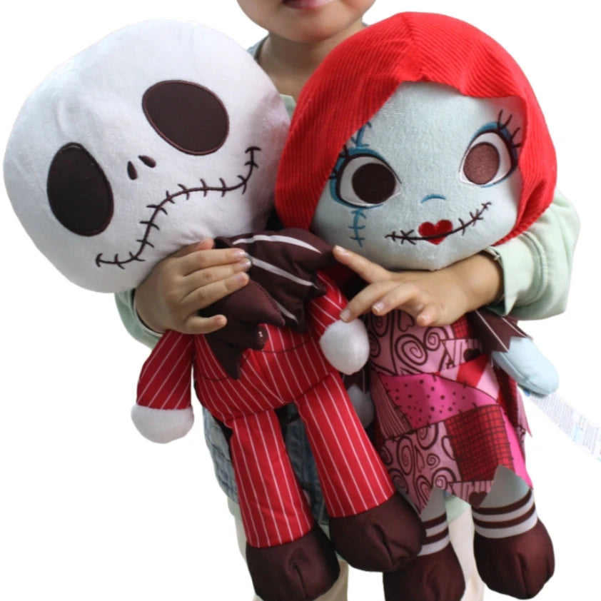 1piece 40cm Tim Burton’s Nightmare Before Christmas Sally and jack Plush Toys Halloween Stuffed Toys Halloween Gifts toys