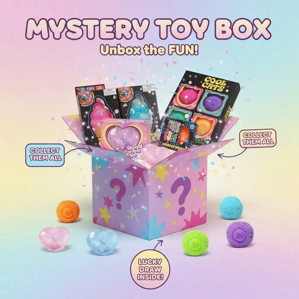100+Pcs Sensory Squishy Blind Box Series, Random Cute Slow Rise Toy, Collectible Stress Ball Fidget Surprise Gift