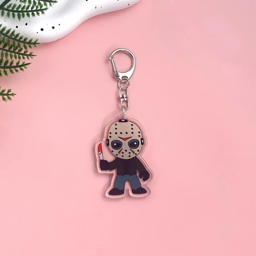 1/15Pcs Cartoon The Nightmare Before Christmas Acrylic Keychain Backpack Pendant Bag Charms Accessories Decoration Holiday Gifts