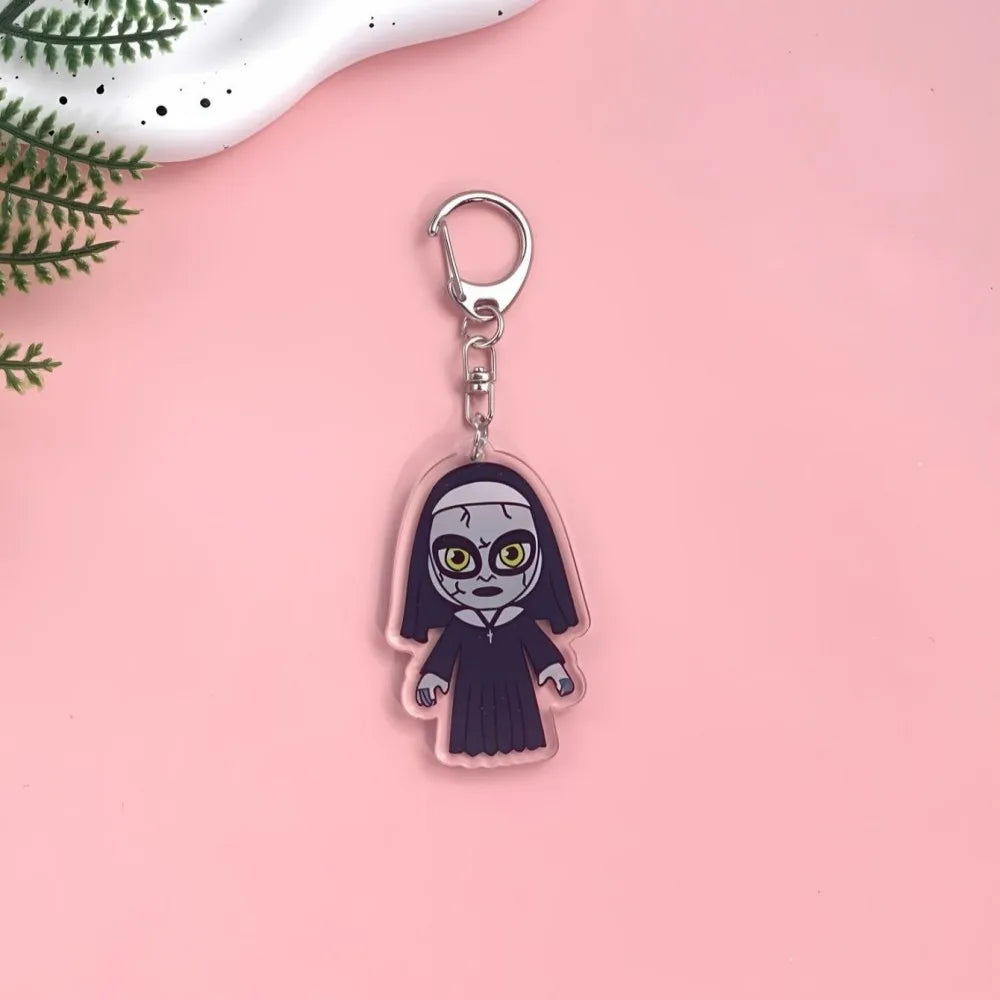 1/15Pcs Cartoon The Nightmare Before Christmas Acrylic Keychain Backpack Pendant Bag Charms Accessories Decoration Holiday Gifts