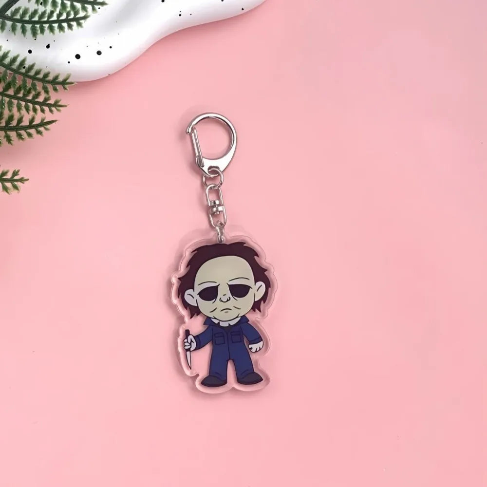 1/15Pcs Cartoon The Nightmare Before Christmas Acrylic Keychain Backpack Pendant Bag Charms Accessories Decoration Holiday Gifts