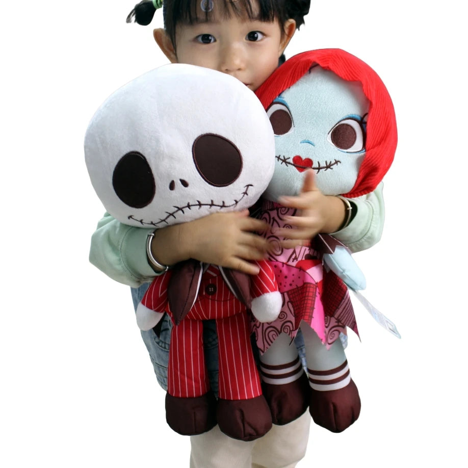 1piece 40cm Tim Burton’s Nightmare Before Christmas Sally and jack Plush Toys Halloween Stuffed Toys Halloween Gifts toys
